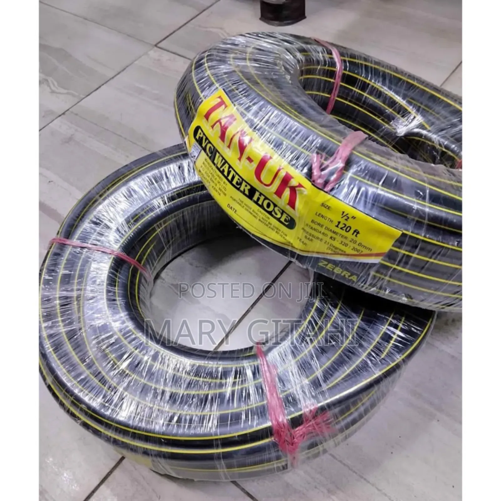 120ft- Zebra Gardens Hose Pipe£-1⁄2"