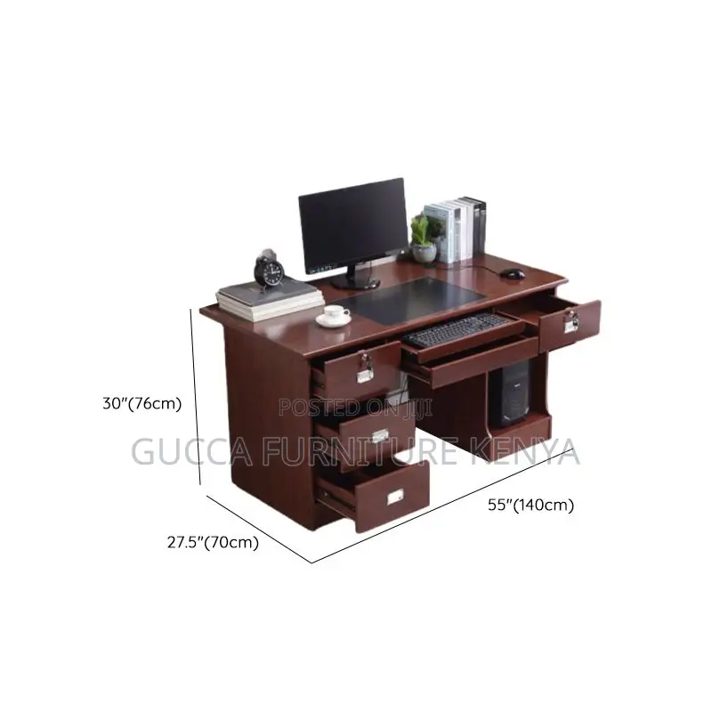 Office Tables:1.4 Meters Executive Simple Office Sturdy Desk