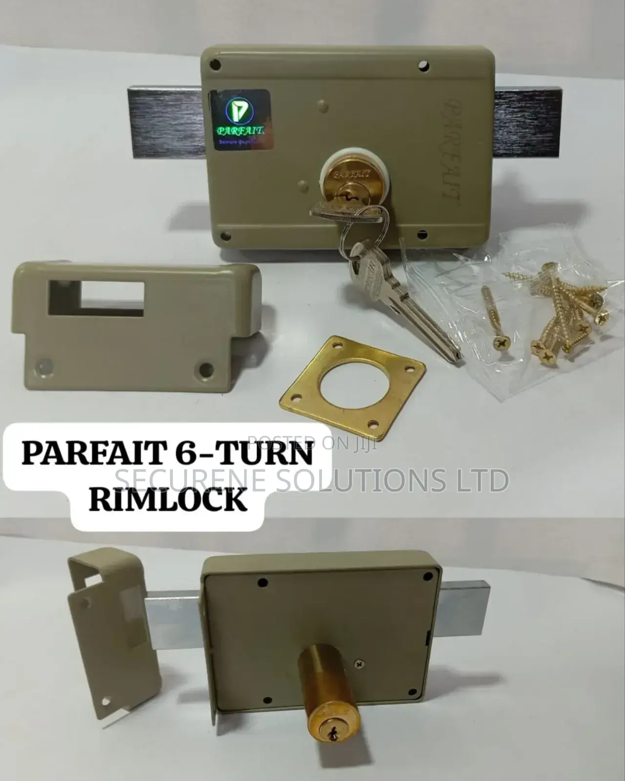 Six Turn Rim Lock