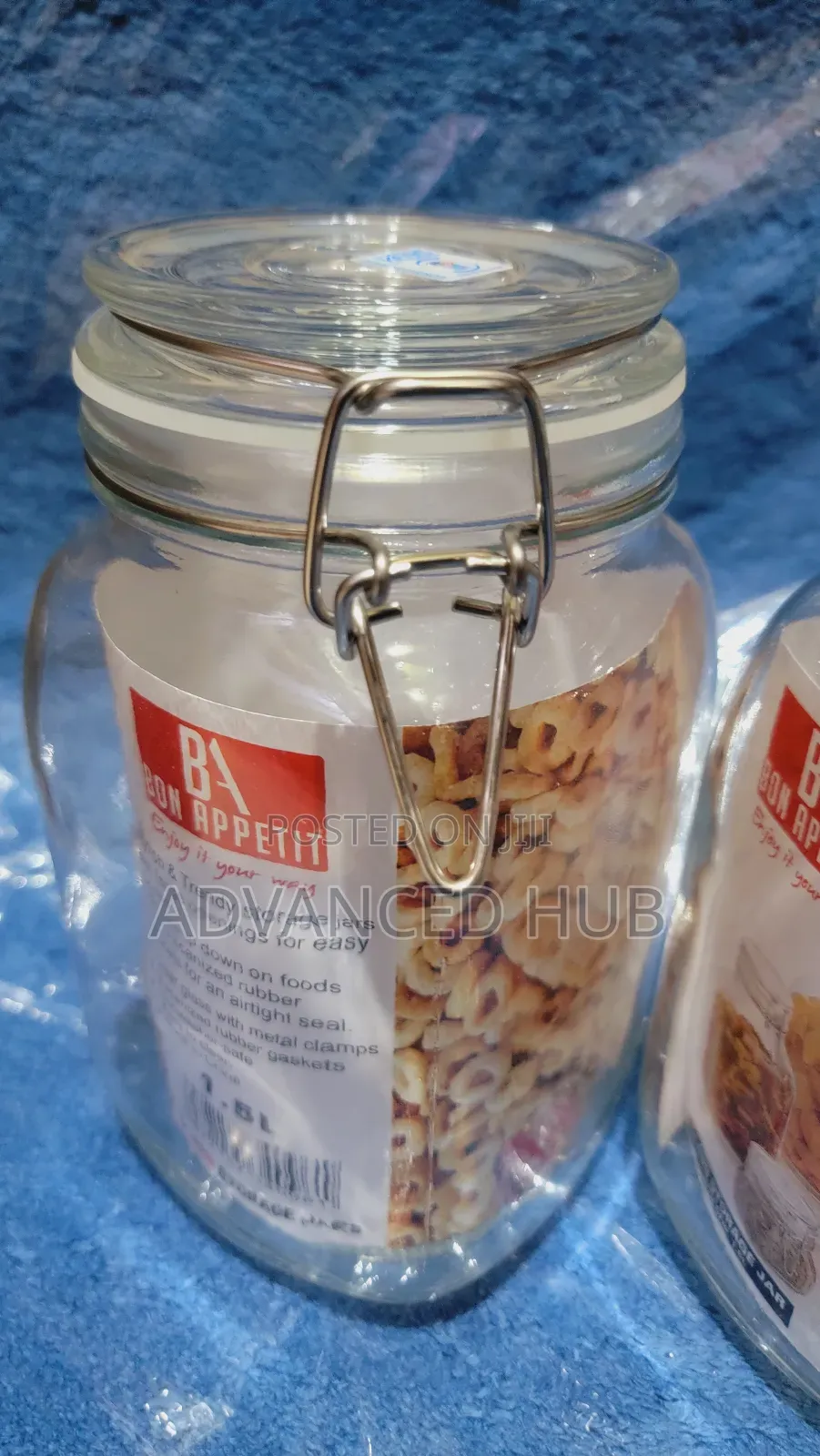 Appetit Glass Storage Jar With Clip (Different Sizes Price)