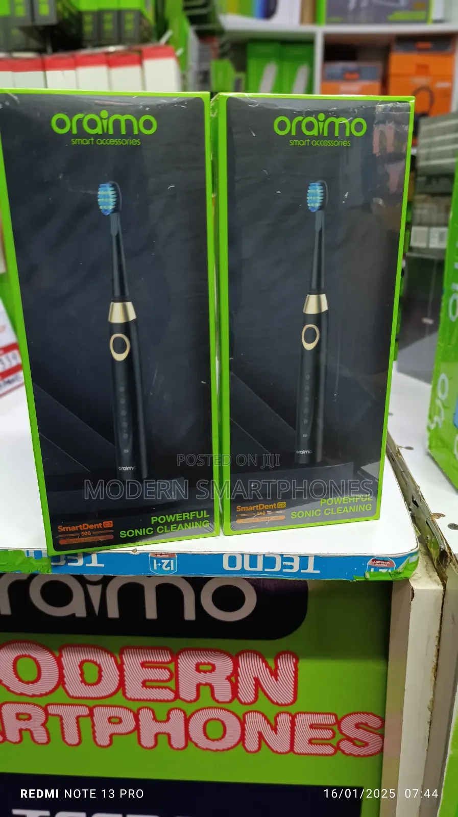 Oraimo Smartdent C2 Smart Electric Toothbrush 3 Extra Brush