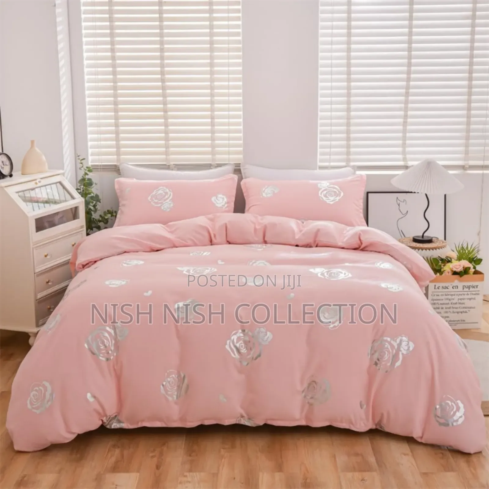 6*7 Embossed Flower Duvet Cover