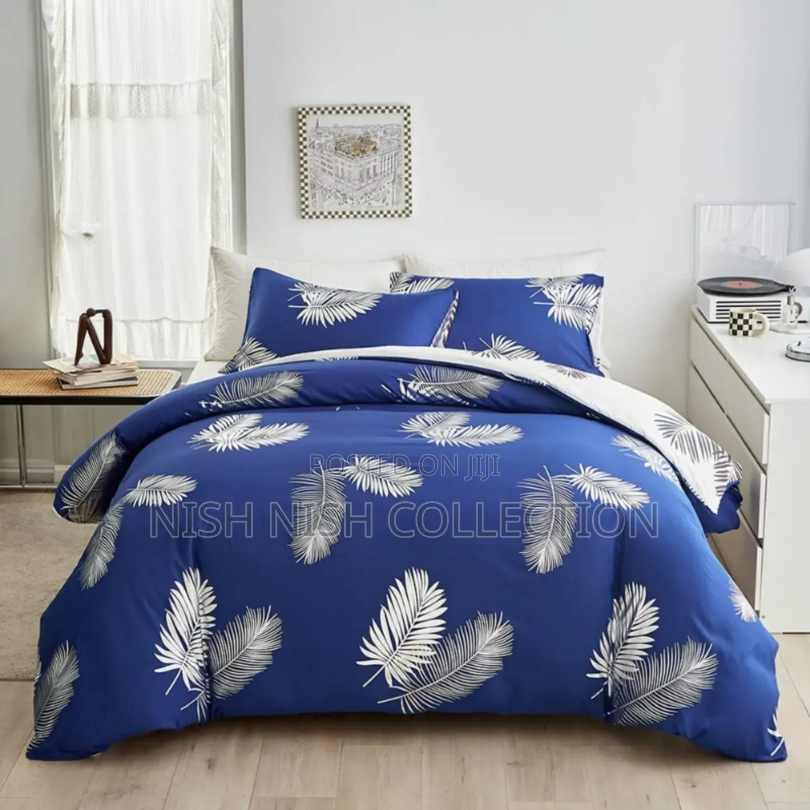 6*7 Embossed Flower Duvet Cover