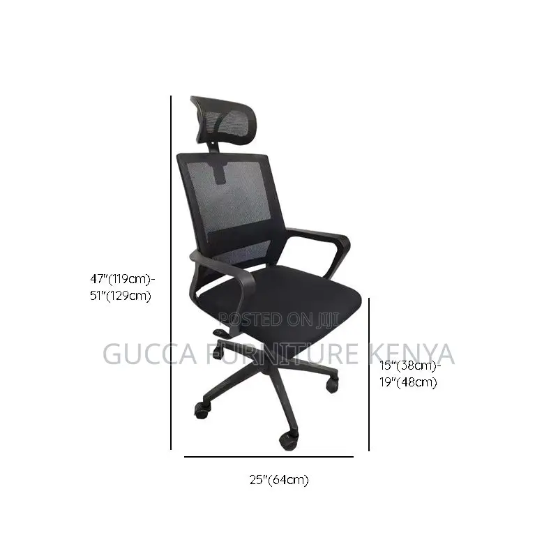 Office Chairs: Rotatable High Back Mesh Office Study Chair