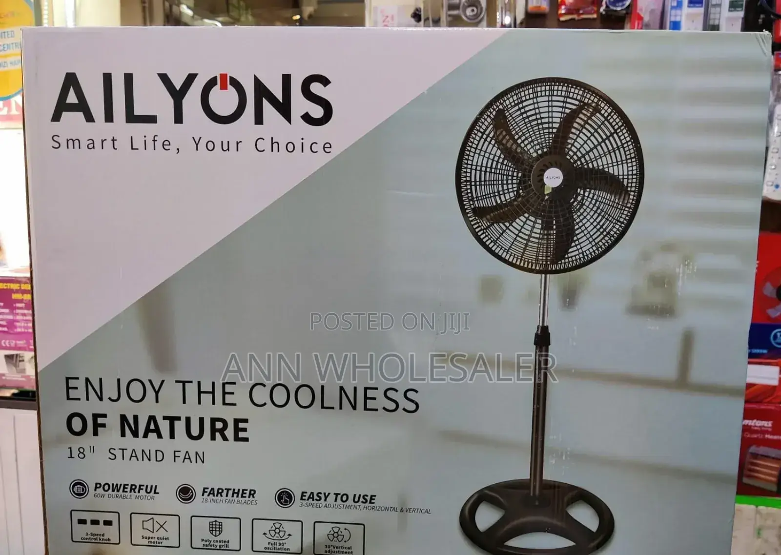 18 Inches Standing Fan Ailyons 7