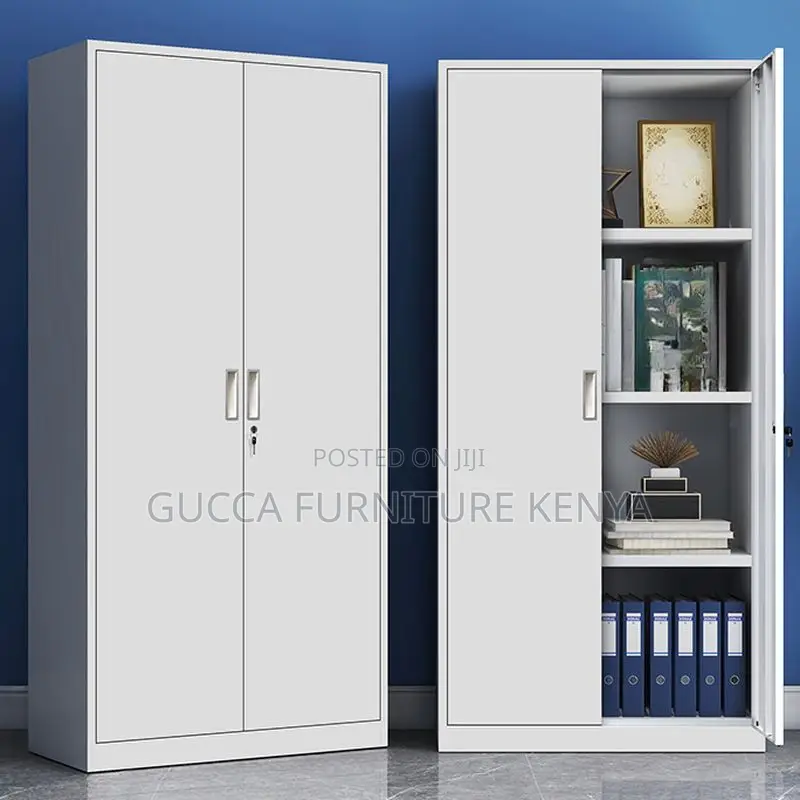 Cabinets:2-Door Steel Adaptable Shelf Storage Cabinet