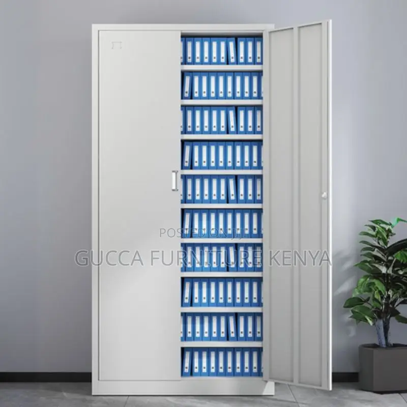 Cabinets:2-Door Steel Adaptable Shelf Storage Cabinet