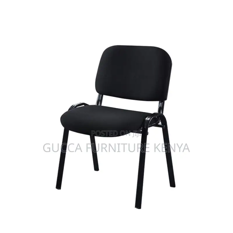 Office Chairs: Simple Style Dark Blue Cloth Executive Chair