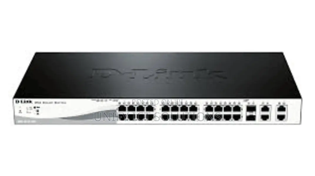 D-Link DGS-F1026P 250 Meter Support 24-Port 1000mbps