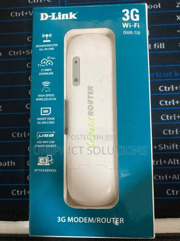 D-Link 3G 21mbps Modem and Wifi Router DWR-710