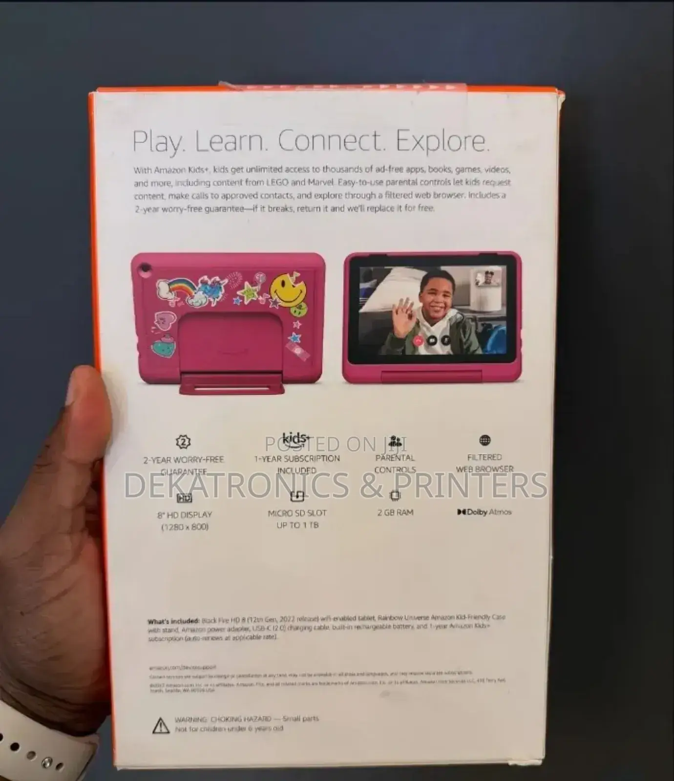 New Amazon Fire HD 8 Kids Pro 32 GB Blue