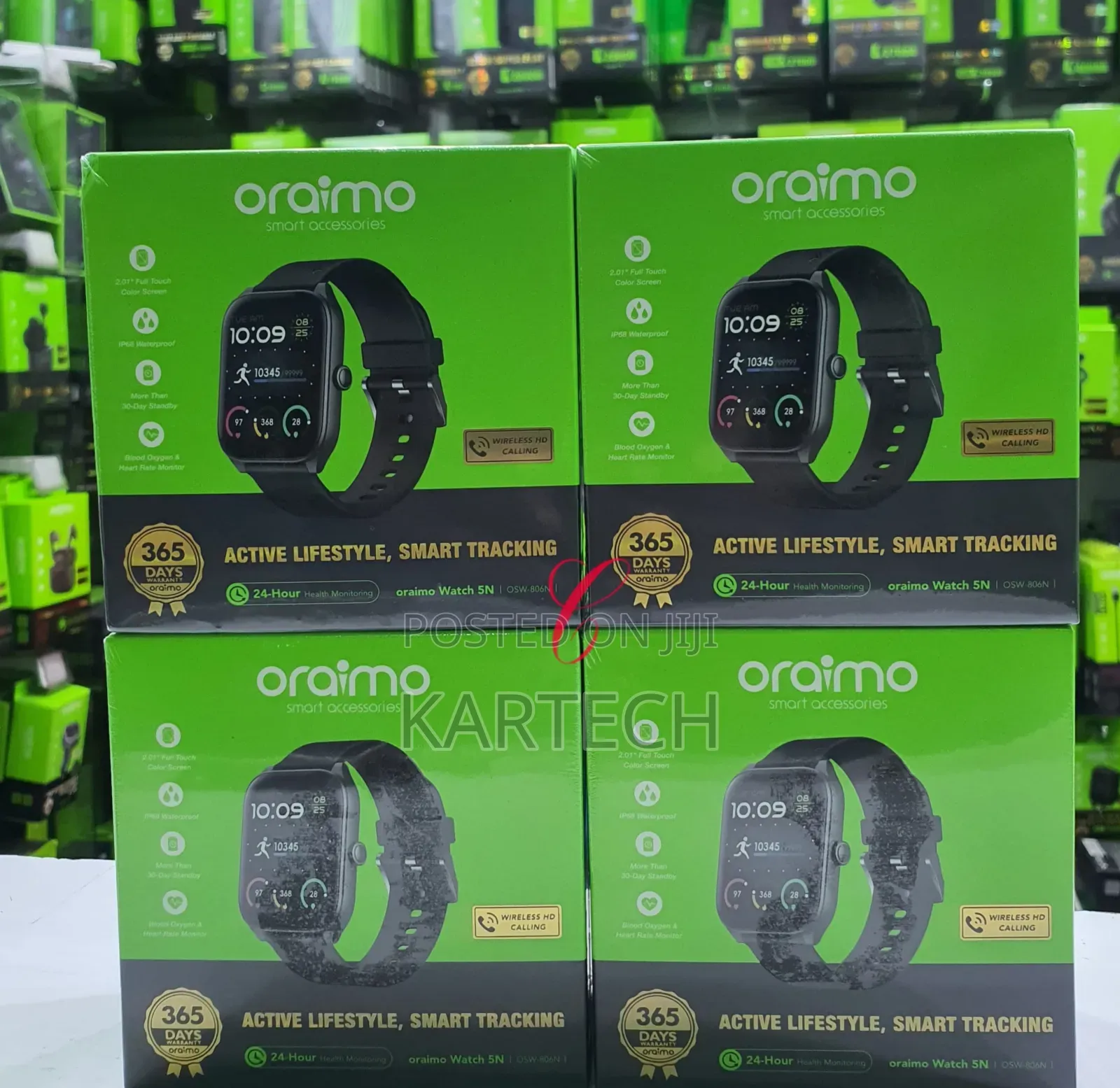 Oraimo Watch 5N OSW-806N 2.01'' TFT IP68 Smart Watch