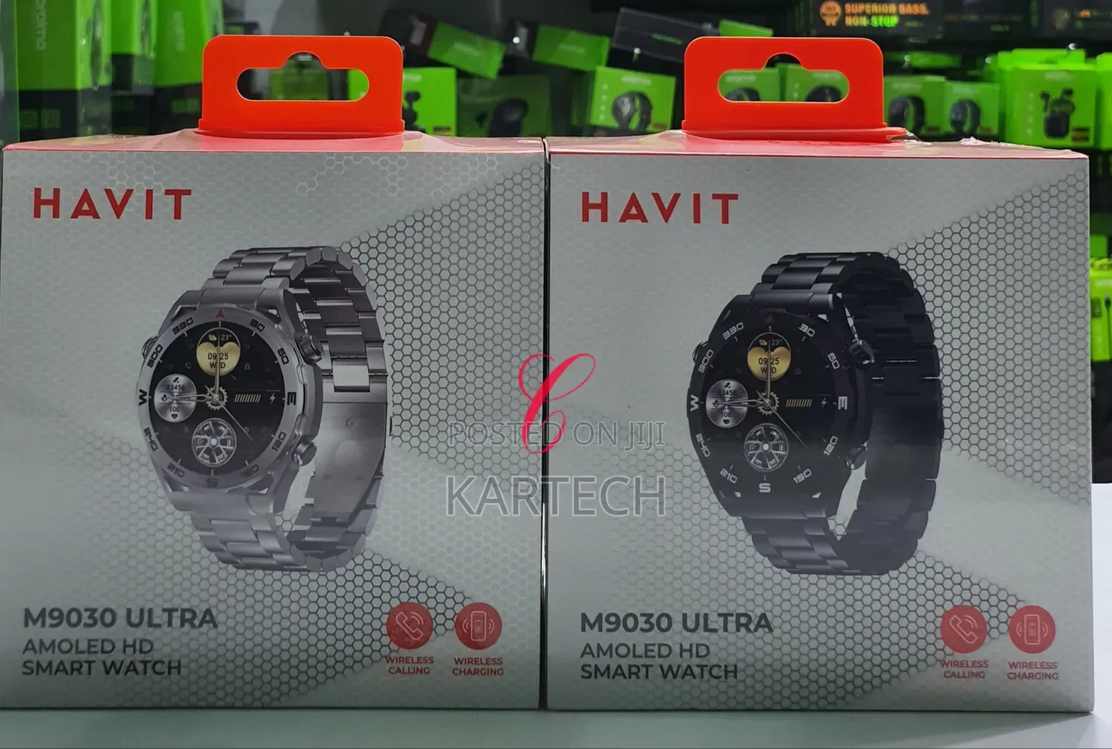 Havit M9030 Ultra AMOLED Wireless Charging Smart Watch