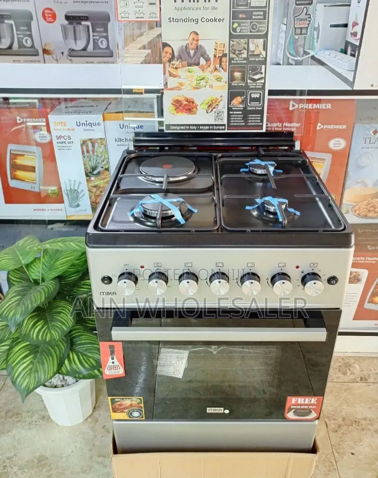 Affordable Mika 60 by 60 ,3+1 Wiith Electric Oven