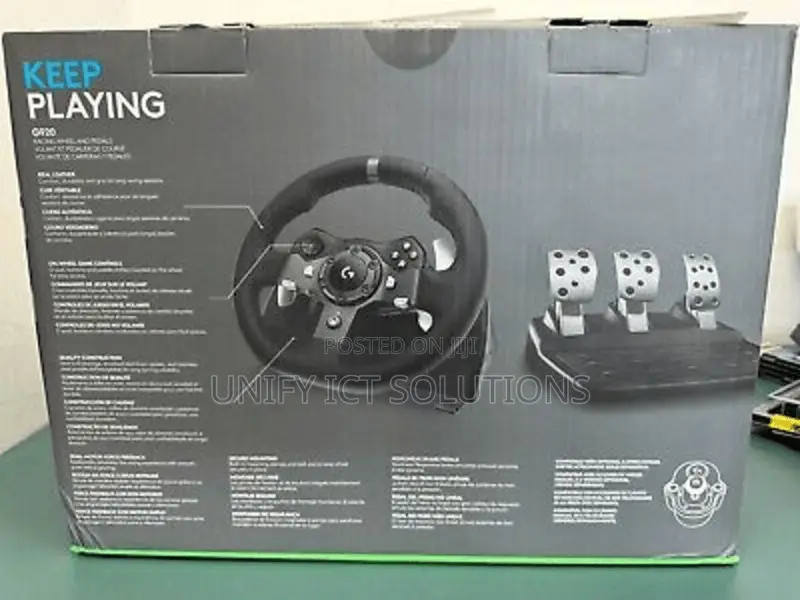 Logitech G920 Driving Force Racing Wheel and Floor Pedals