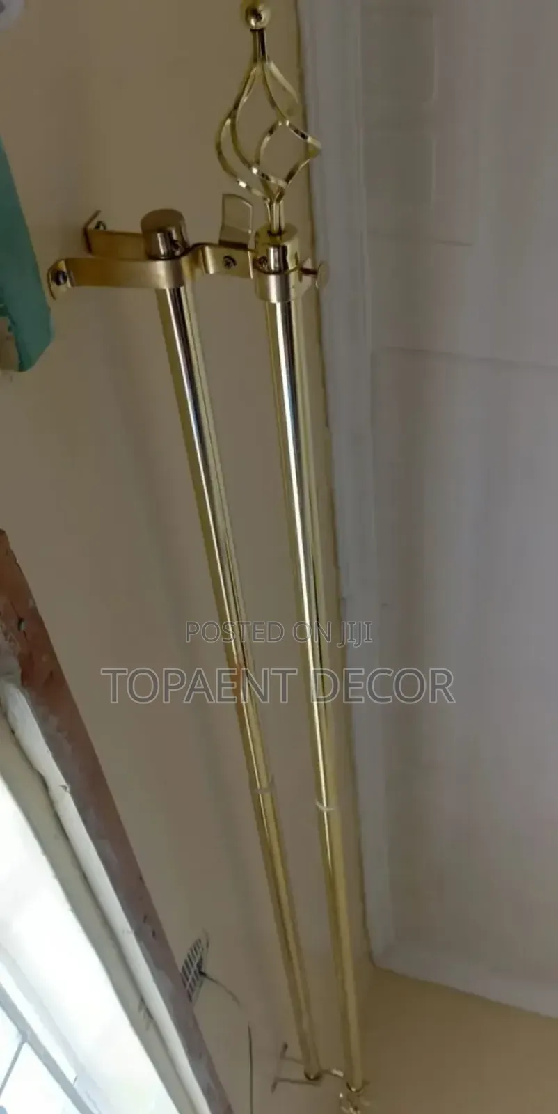 2m Double Extendable Window Curtain Rods Supply and Fitting