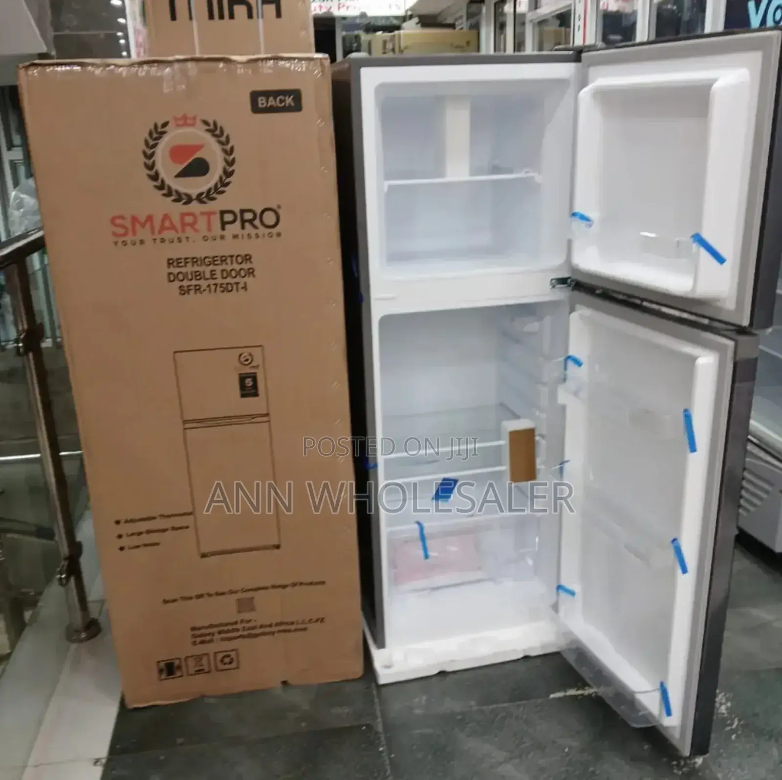 Smart Pro 176 Loters Double Door Fridge