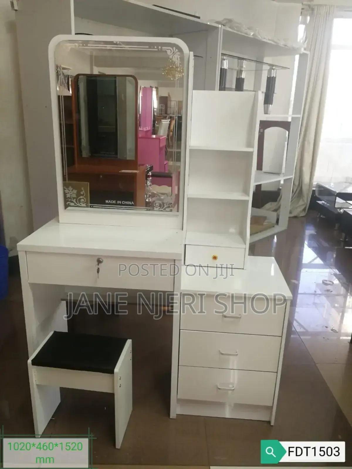 White Executive Dressing Table EF-5
