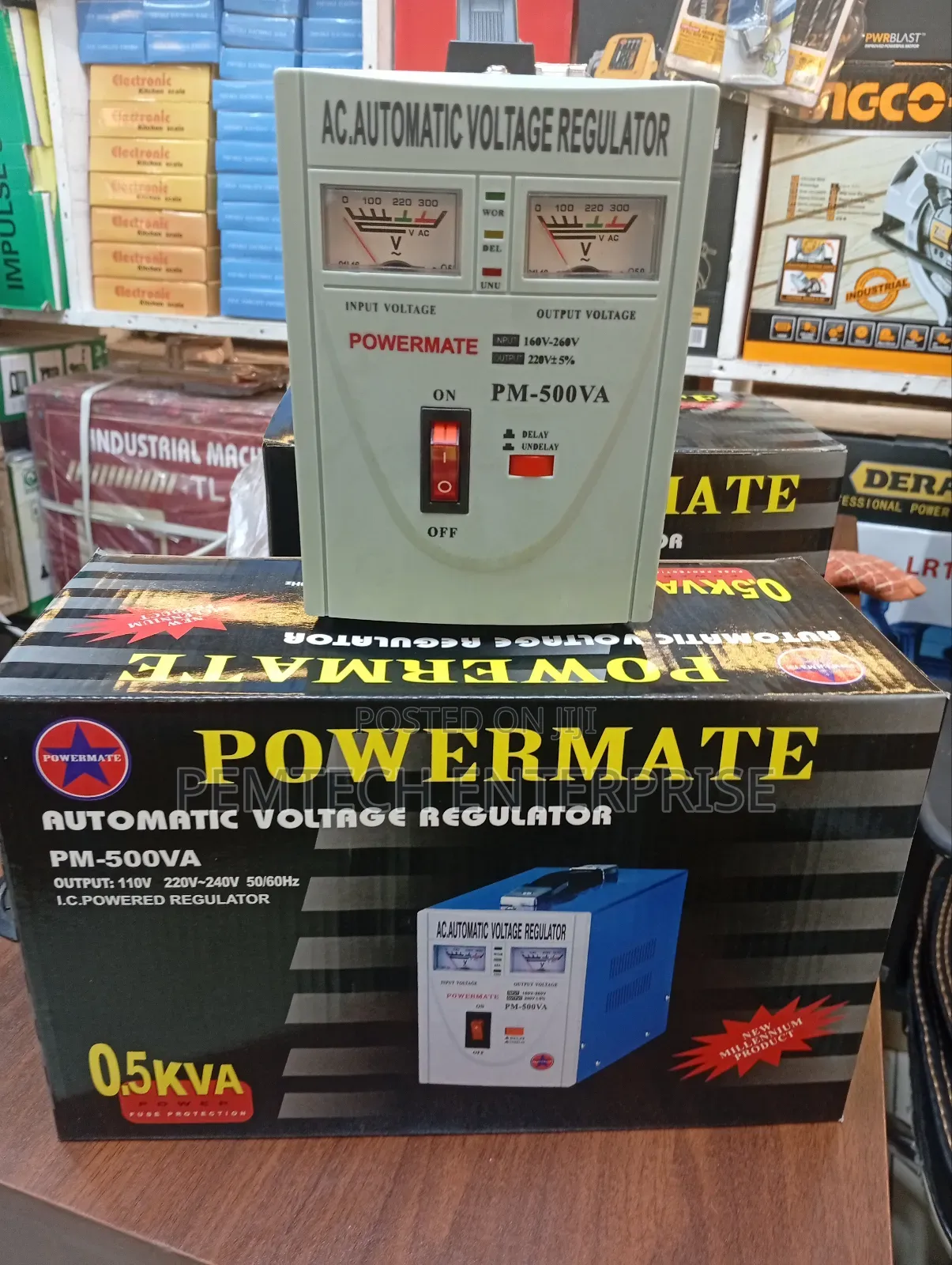 110V Powermate Automatic Voltage Regulator 0.5kva
