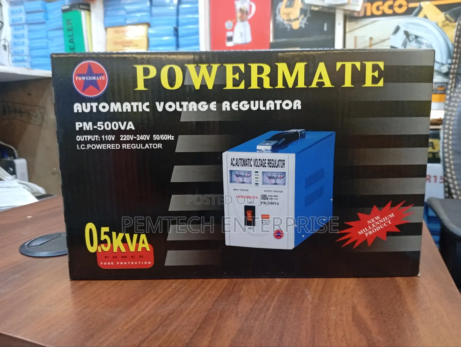 110V Powermate Automatic Voltage Regulator 0.5kva