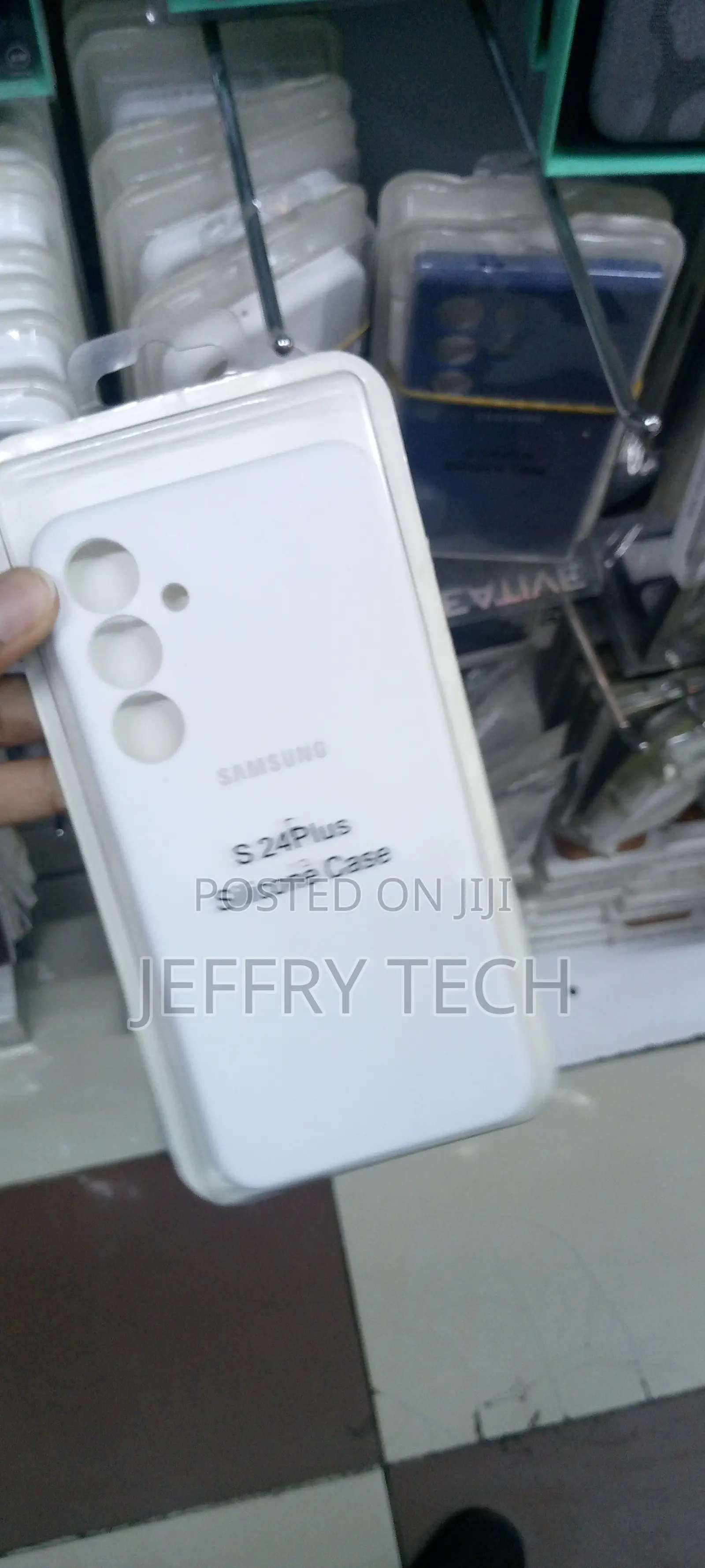 Samsung Galaxy S24 Plus Soft Silicone Case -White