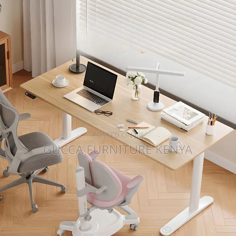 Office Tables:120cm Flexible Height Computer Work Desk