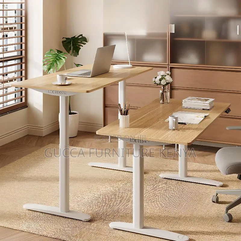 Office Tables:120cm Flexible Height Computer Work Desk