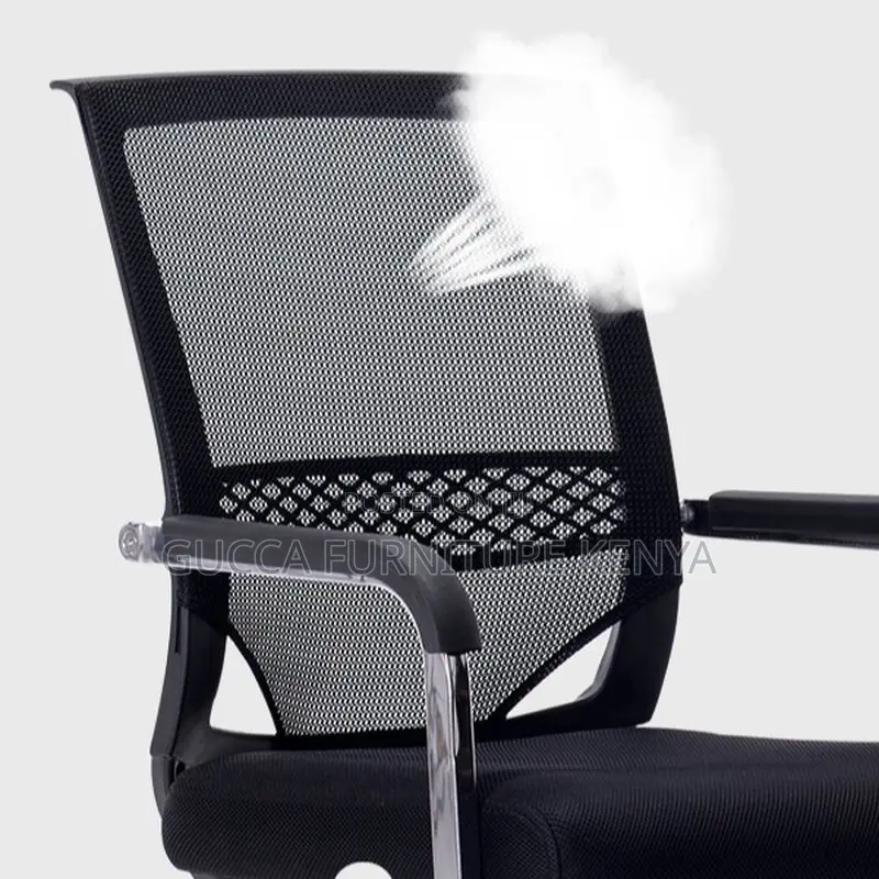 Office Chairs: High Back Upholstered Guest Waiting Seat
