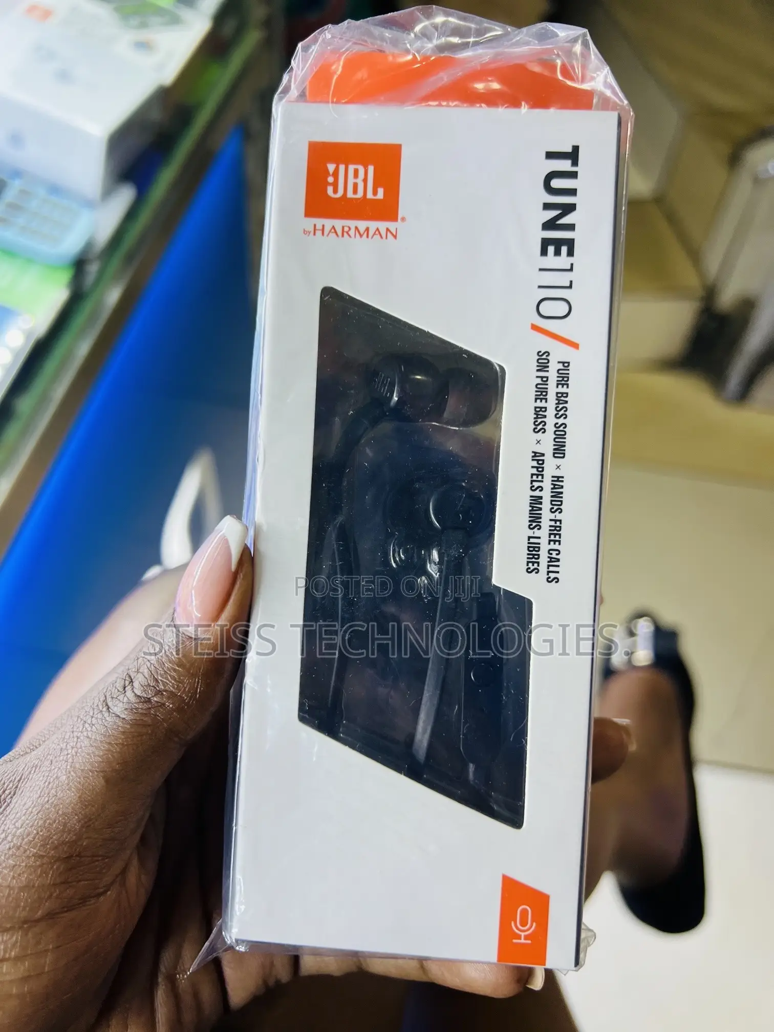 JBL Tune 110 Wired Headphones.