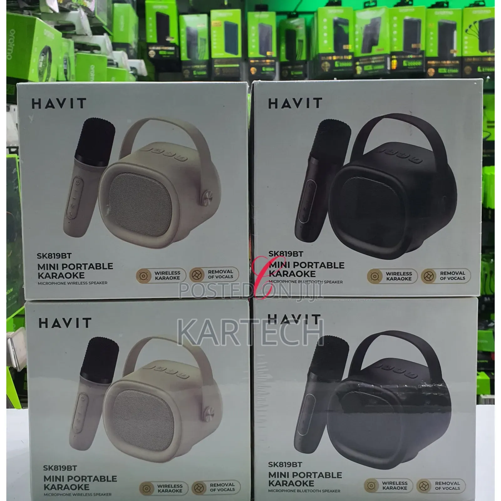 Havit SK819BT Karaoke Bluetooth Speaker +Microphone