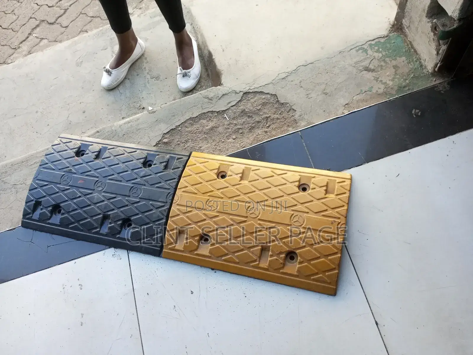 Yellow and Black, Rubber Speed Breaker.