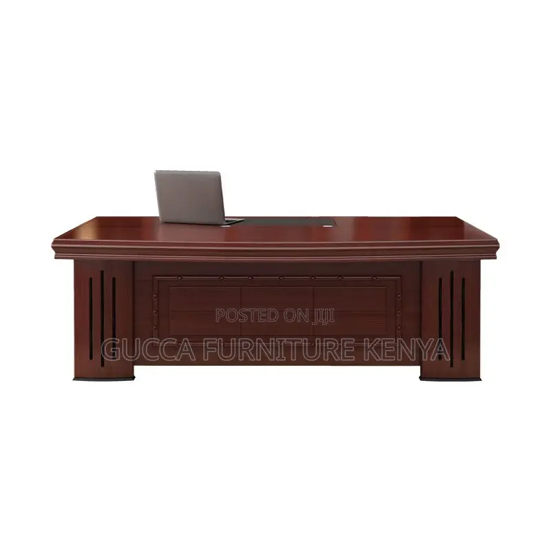 Office Tables:1800mm Modern Wood Espresso Executive Desk