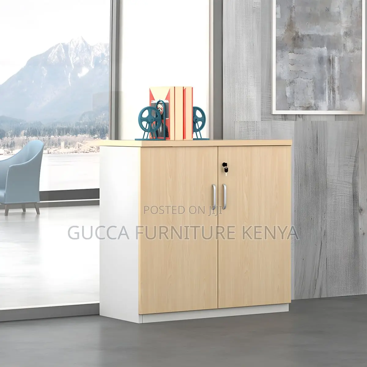Cabinets: Credenza Wooden Frame Lateral Filing Cabinet