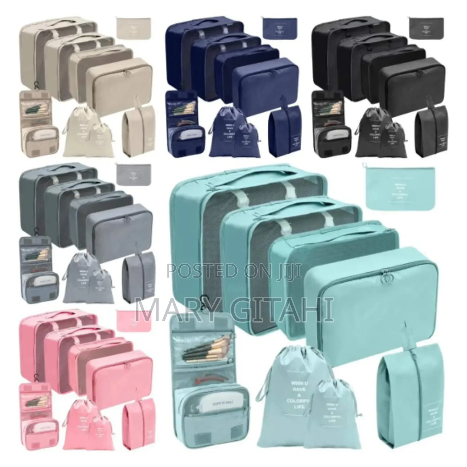 *9pcs Luggage Travel Organizers for Suitcase.
