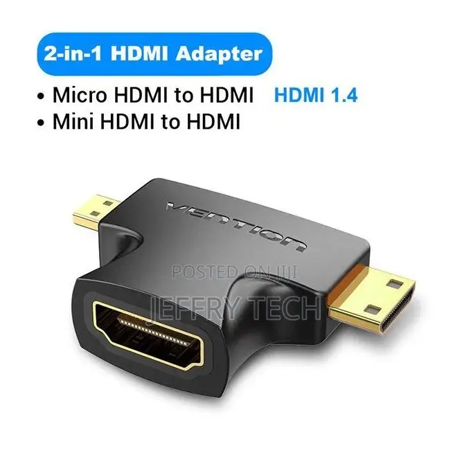 Vention Mini HDMI Adapter Gold Plated Mini HDMI to Standard