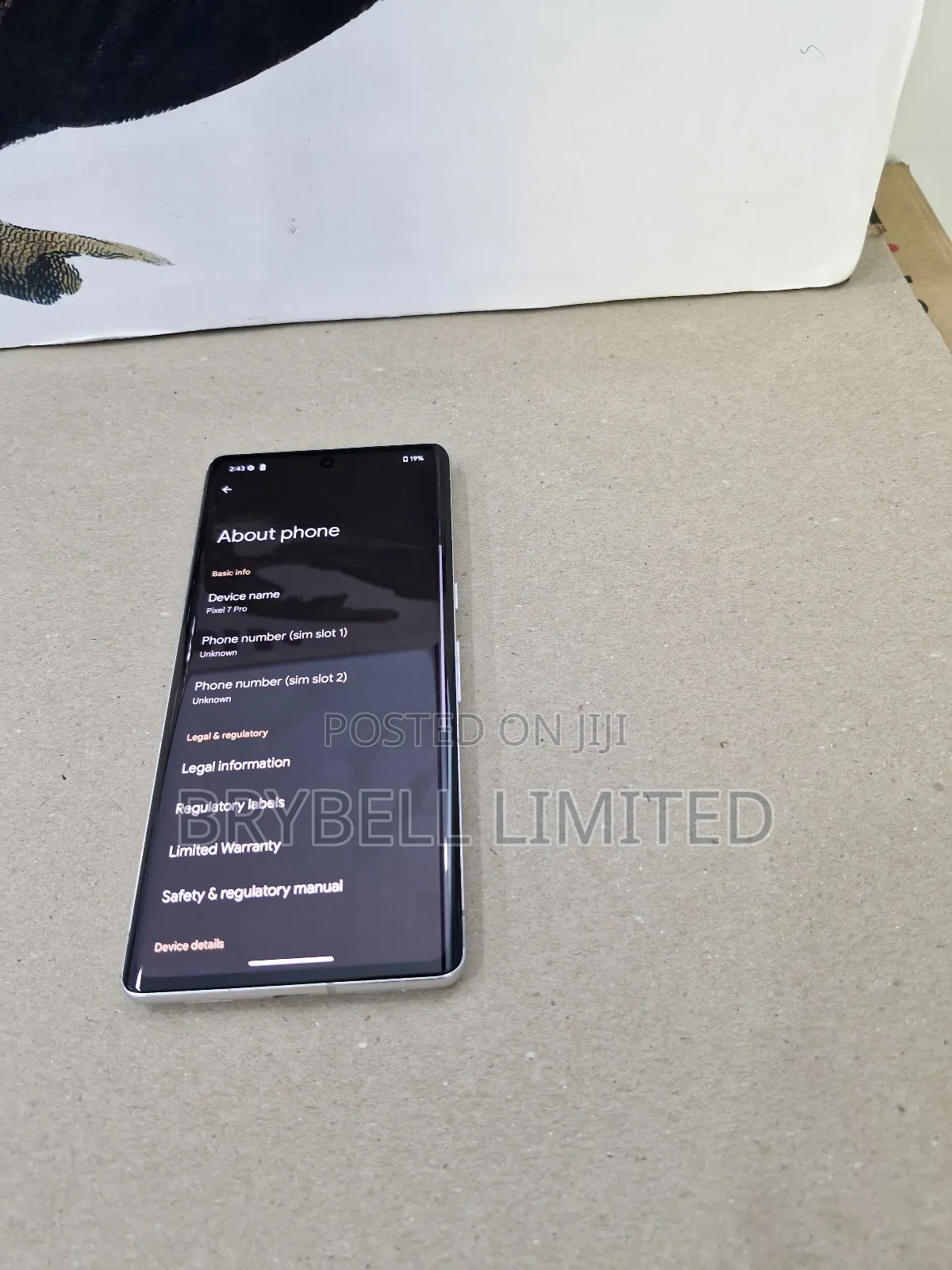 Google Pixel 7 Pro 128 GB White