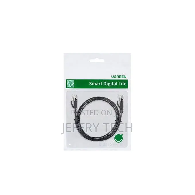Ugreen 20159 NW102 Cat6 U/Utp Lan 1m Cable -Black