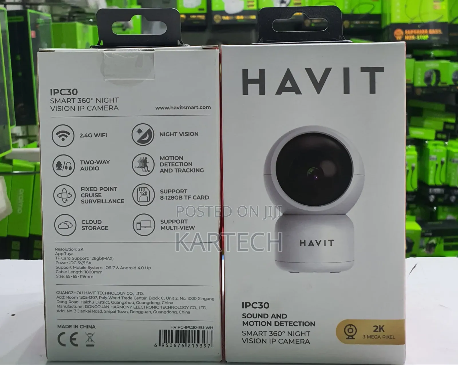 Havit IPC30 3MP Sound, Motion Detection IP Camera