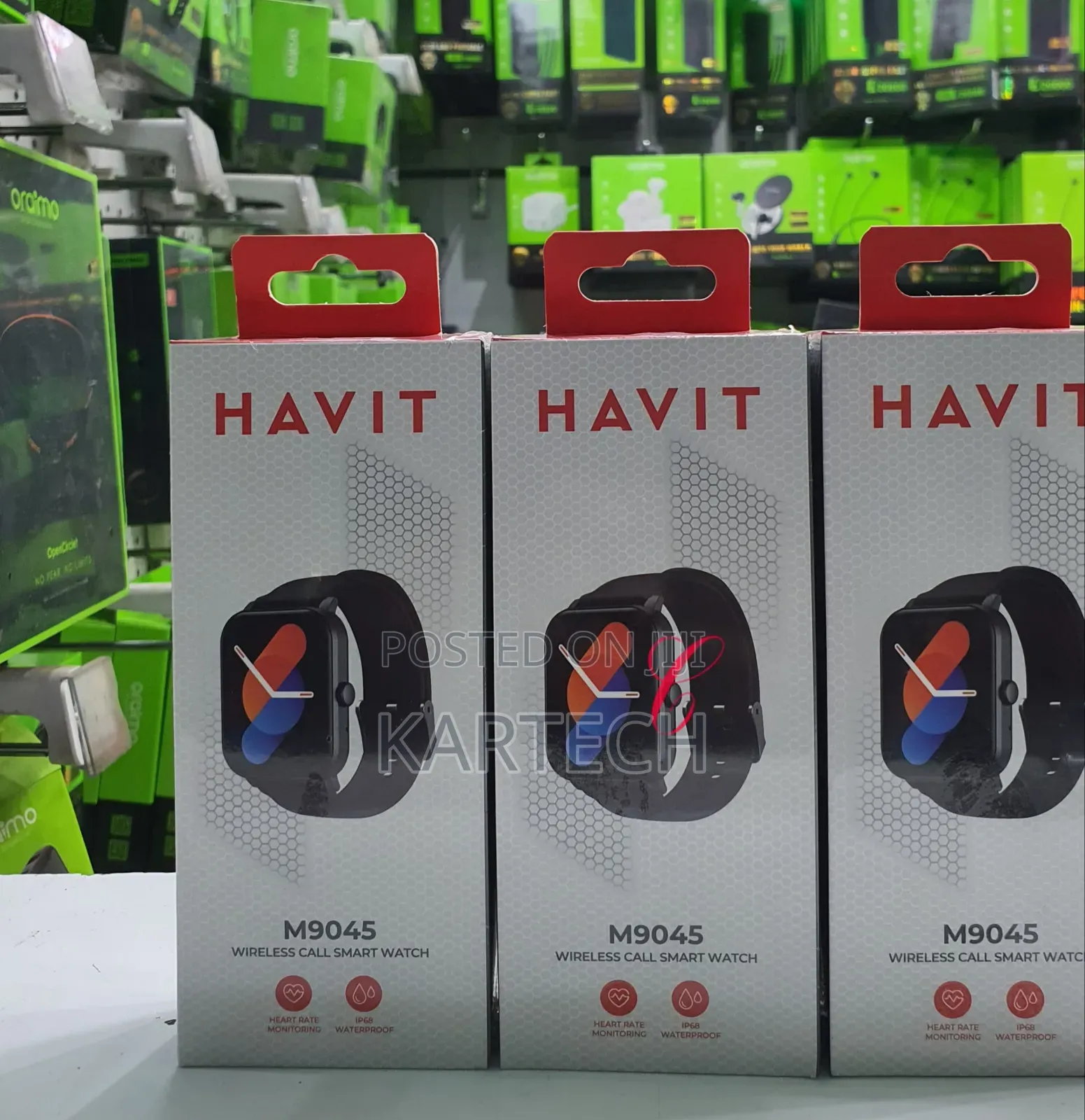 Havit M9045 Wireless Call Smart Watch Black Pink