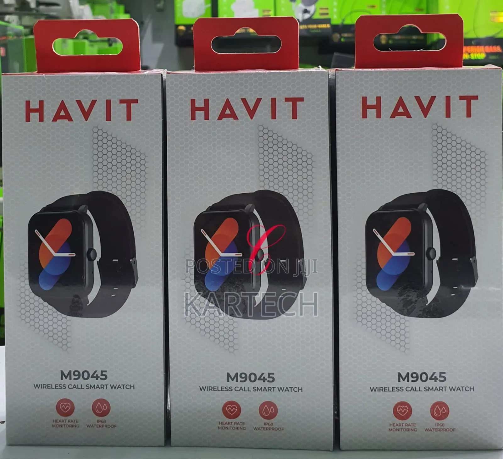 Havit M9045 Wireless Call Smart Watch Black Pink