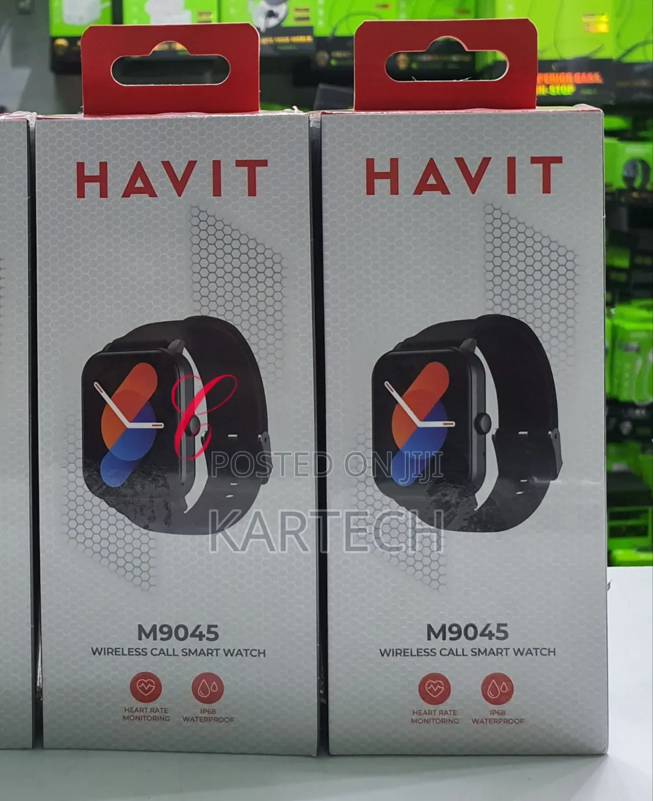 Havit M9045 IP68 Waterproof Wireless Call Smart Watch Pink