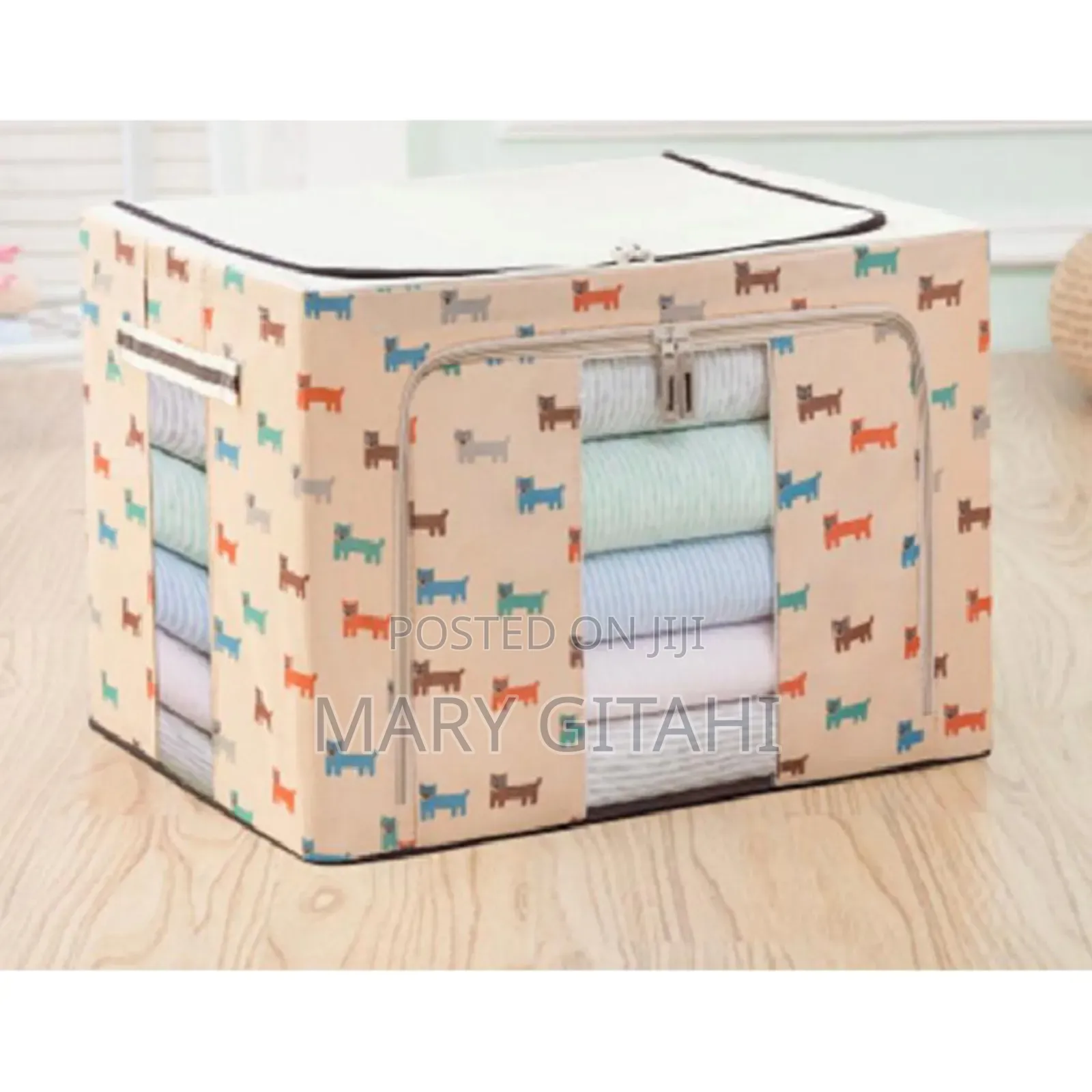 Floweredmultipurpose Storage Box*