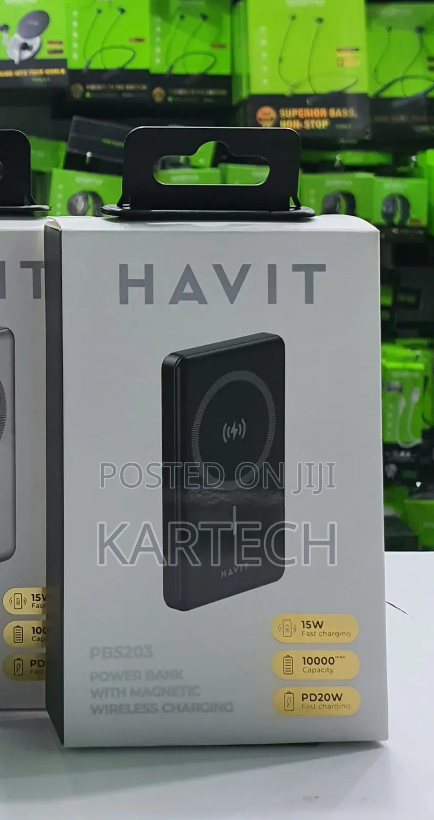 Havit PB5203 10,000mah 20W Wireless Power Banks
