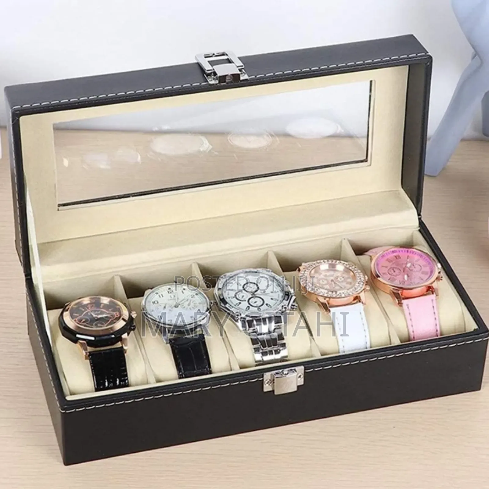 Watch Box Organizer Storage Holder -