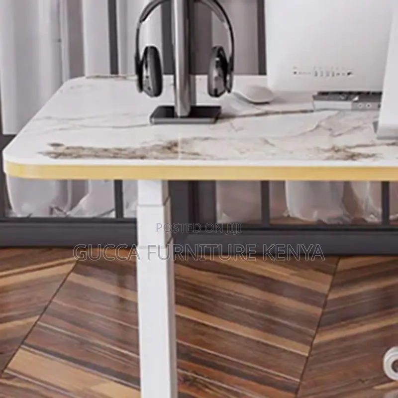 Office Table:120cm Motorized Electric Height Adjustment Desk