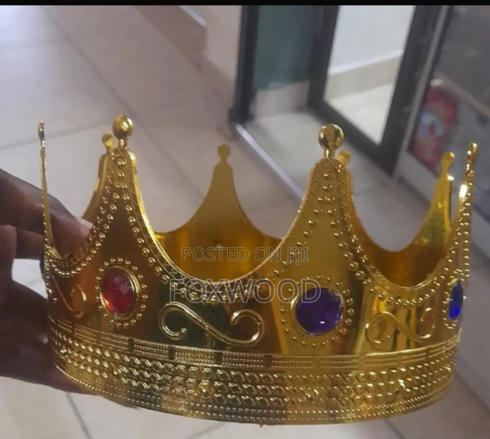 Kids Plastic King Crown