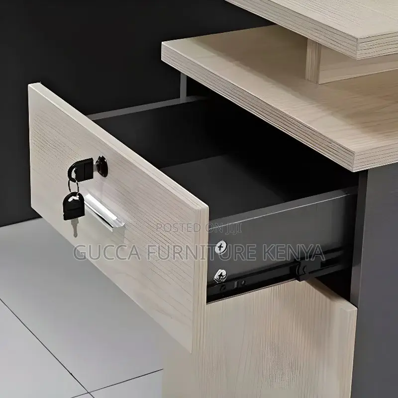 Office Tables:1.2 Meters Light-Toned Wood Executive Desk