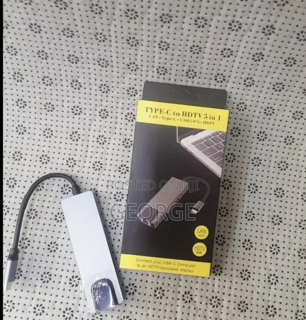 USB Type C 5 in 1 With Type C Ports
