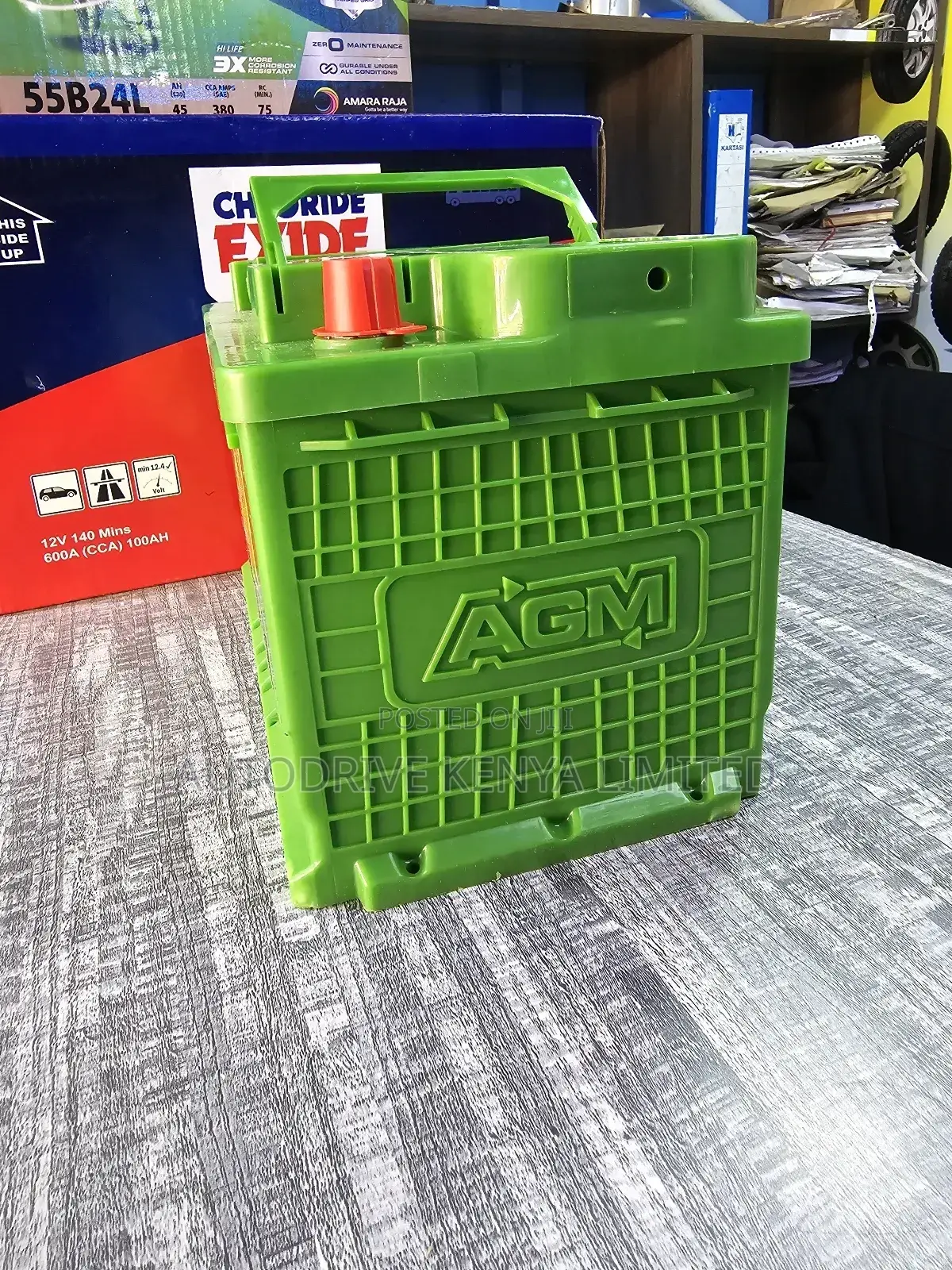 DIN80 AGM Start Stop Amaron Car Battery