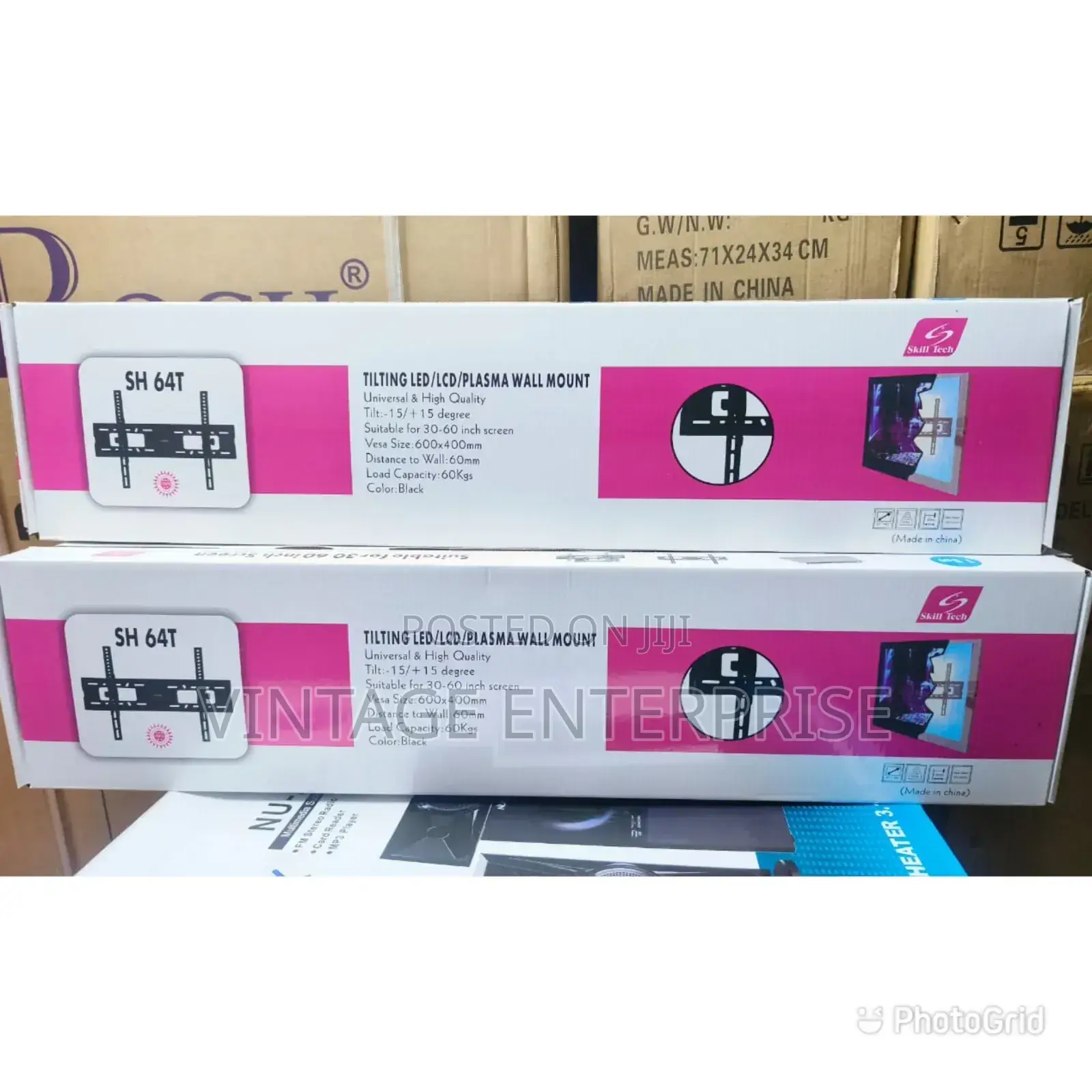 SH 64T Tilting Fixed Wall Mount
